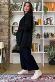 Lock Needlecord Panel Dip Side Top Black